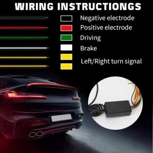 Универсален LED лип спойлер