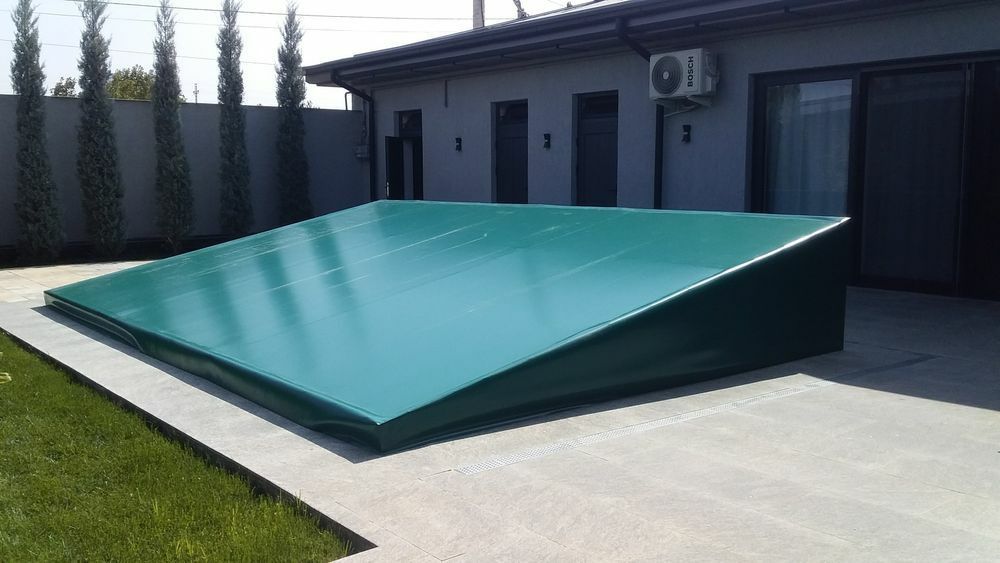 Бассейн баннер ва банер установка