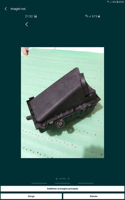 Carcasa Filtru Aer Motor 1.9 TDI VW Original