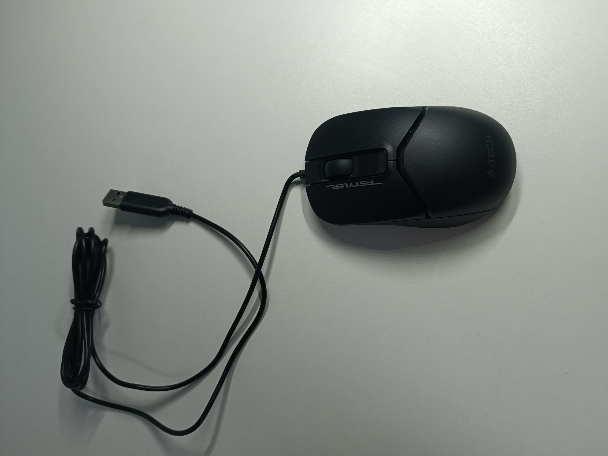 Мышь A4Tech, Fstyler FM12T, оптическая, проводная, черная