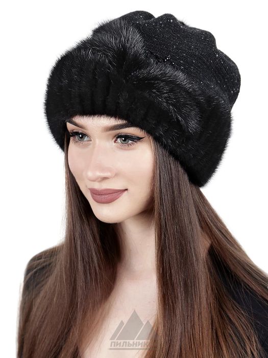 Шапка норковая + шарф