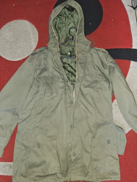 geaca cu gluga imblanita XL stil militar german