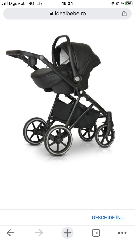 Krausman Xplorer 3 in 1 piele green stare f buna