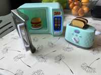 Cuptor microunde + prajitor paine pentru copii