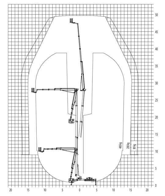 Подъёмник коленчатый 50 метров Манлифт    подъемник     подьемник