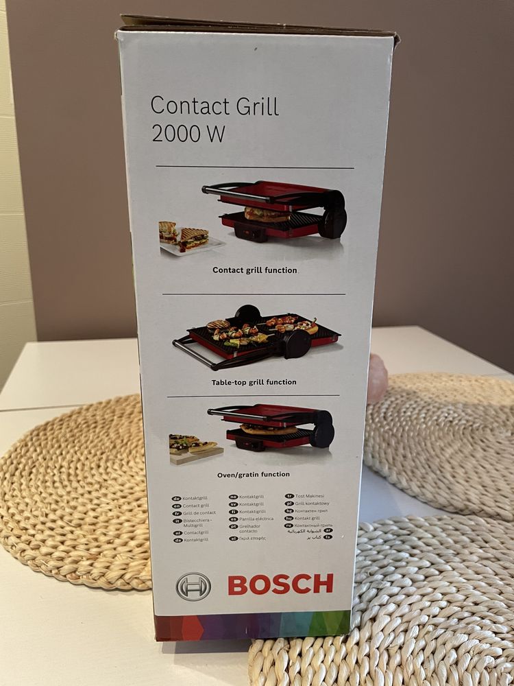 Контактен грил Bosch TAC4104