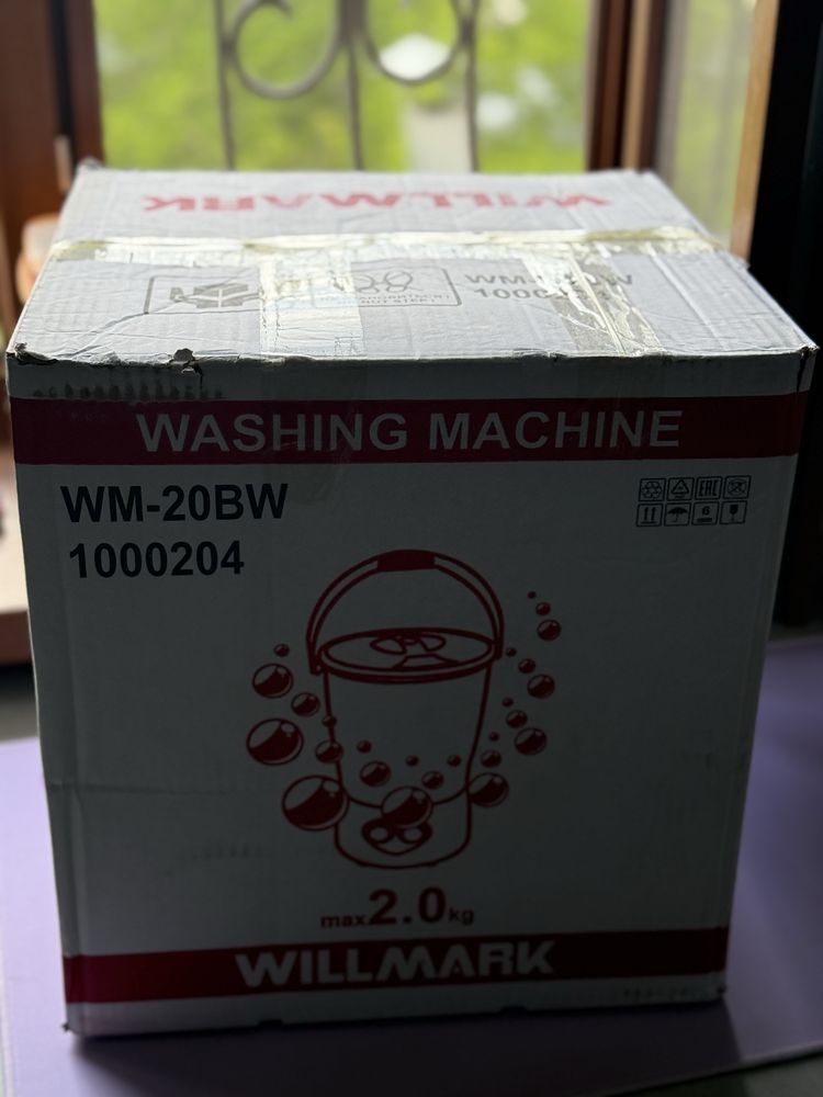 Продам активаторную стиральную машинку Willmark WM-20BW
