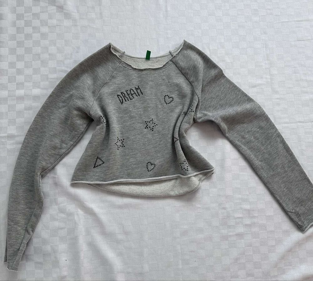 Сива блуза BENETTON