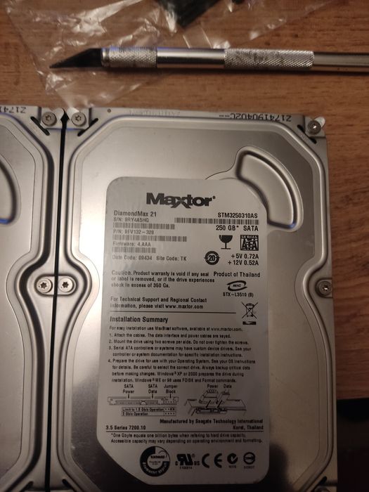 Жёсткие диски 40/80/120GB PATA (IDE) б/у