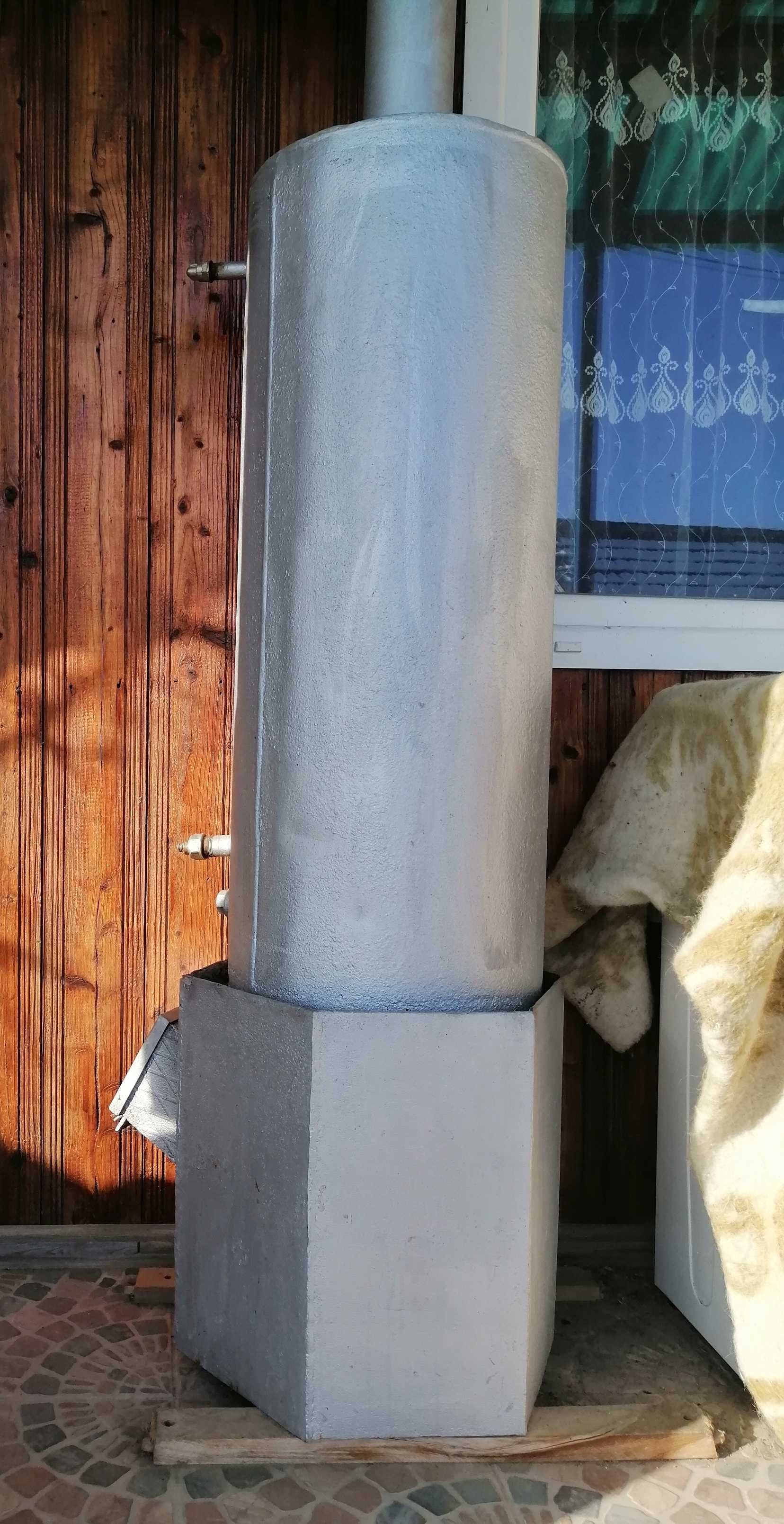 Vând boiler+focar pe lemne