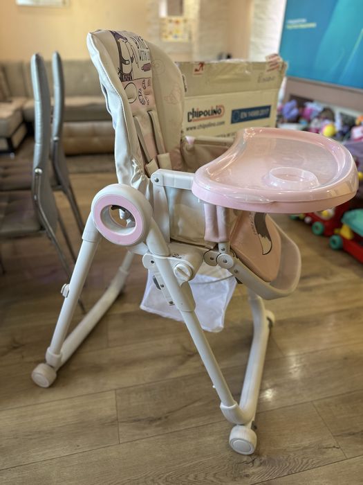 Стол за хранене Chipolino Master Chef* розов