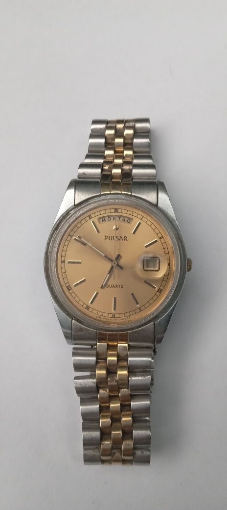 Vintage Pulsar day date presidential страхотен мъжки часовник