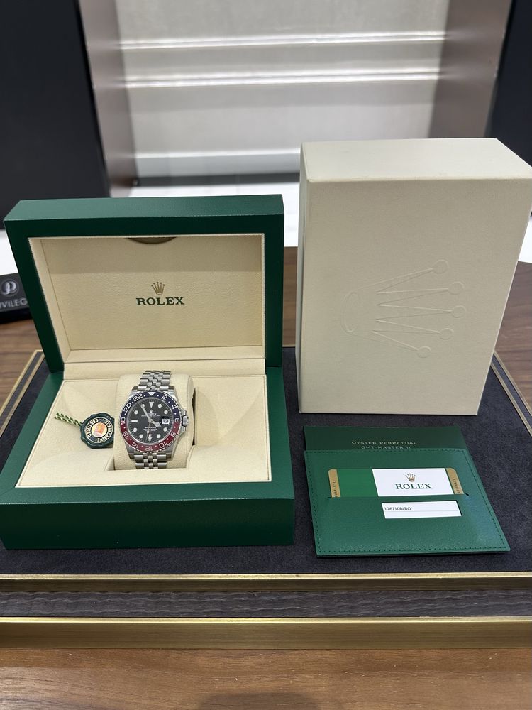 Rolex GMT Master II 40mm Steel 126710 Pepsi