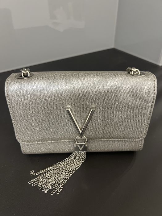 Geanta Valentino argintie