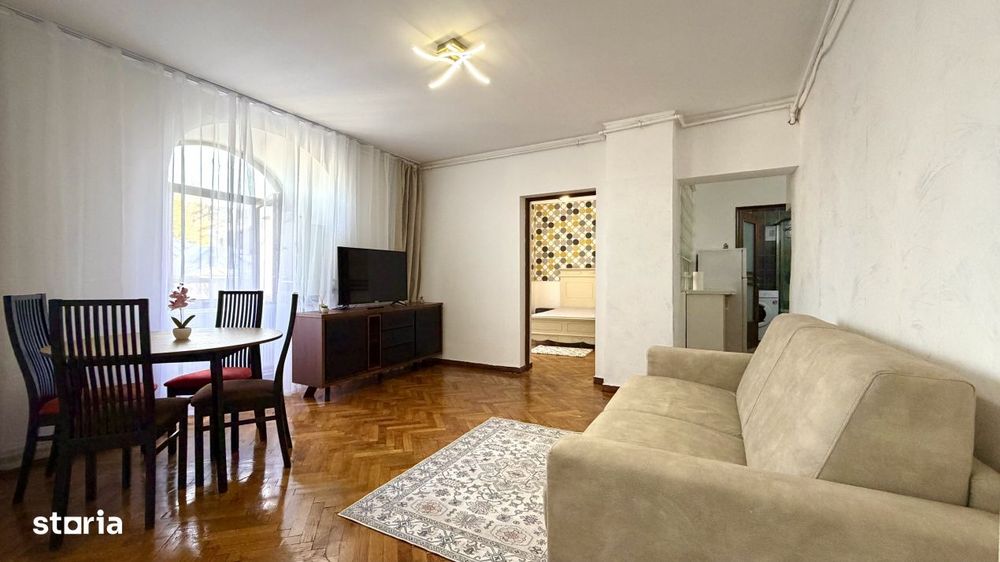 De inchiriat | Apartament 3 camere mobilat cu centrala | Batistei Univ