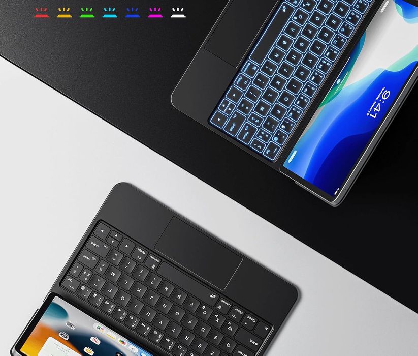 Tastatura iPad Pro 11/Air cu trackpad, iluminare, magnetic