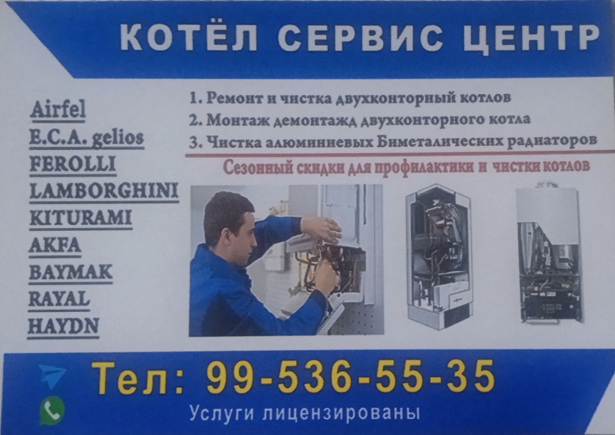 Ремонт газовых котлов