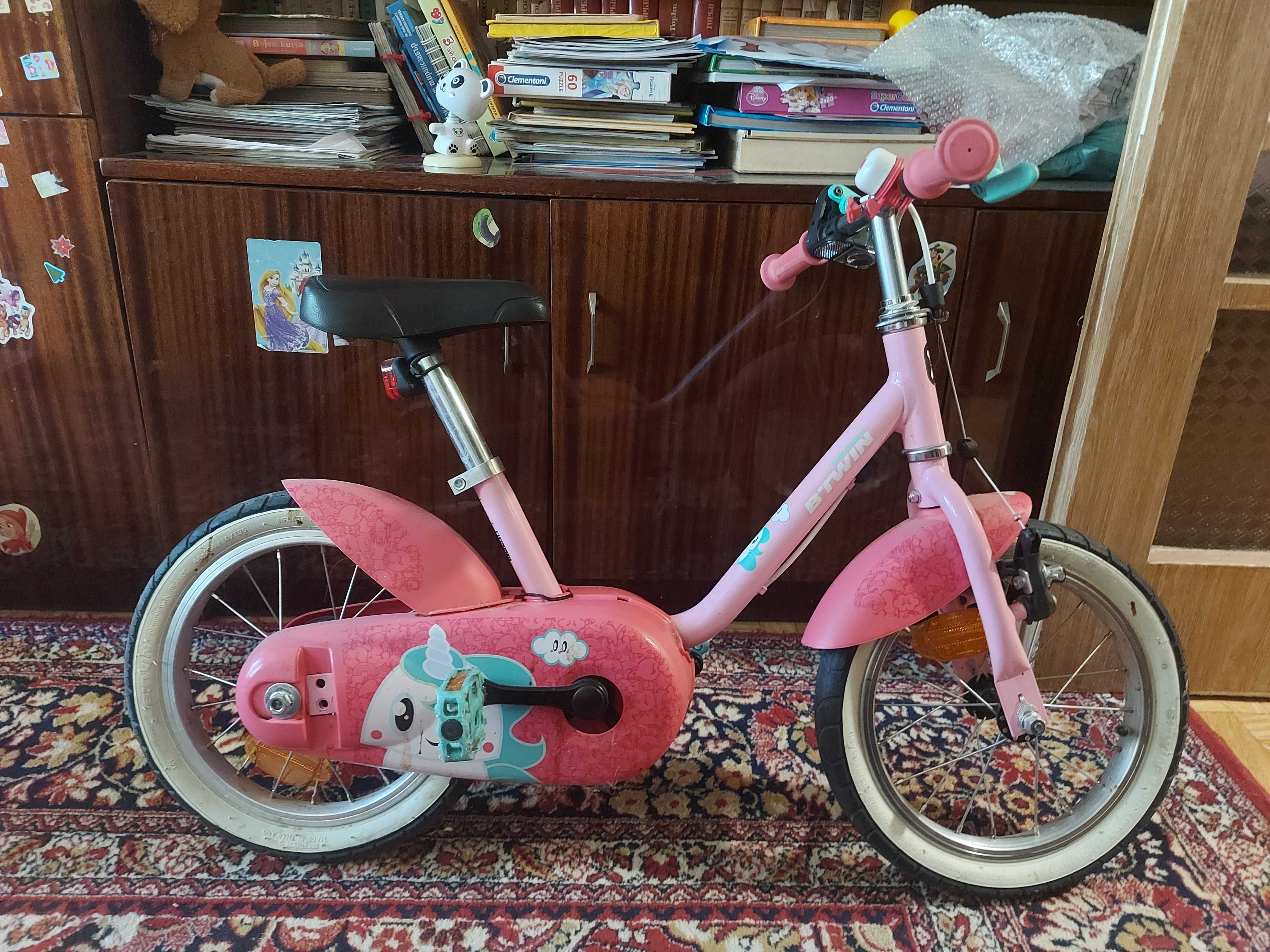 B'TWIN Детски велосипед Unicorn 14"