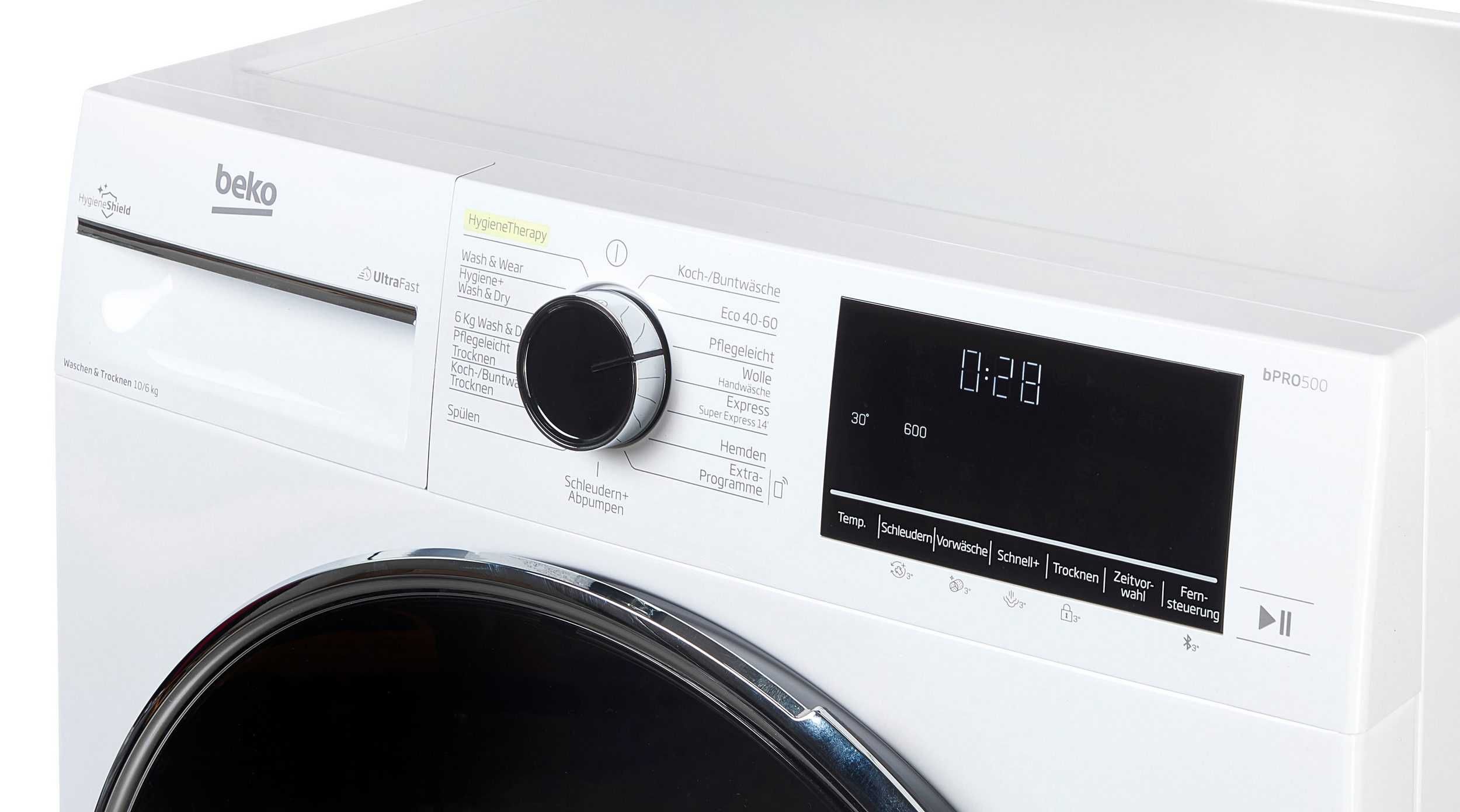Пералня със сушилня BEKO B3DFT510442W , 10/6 кг.