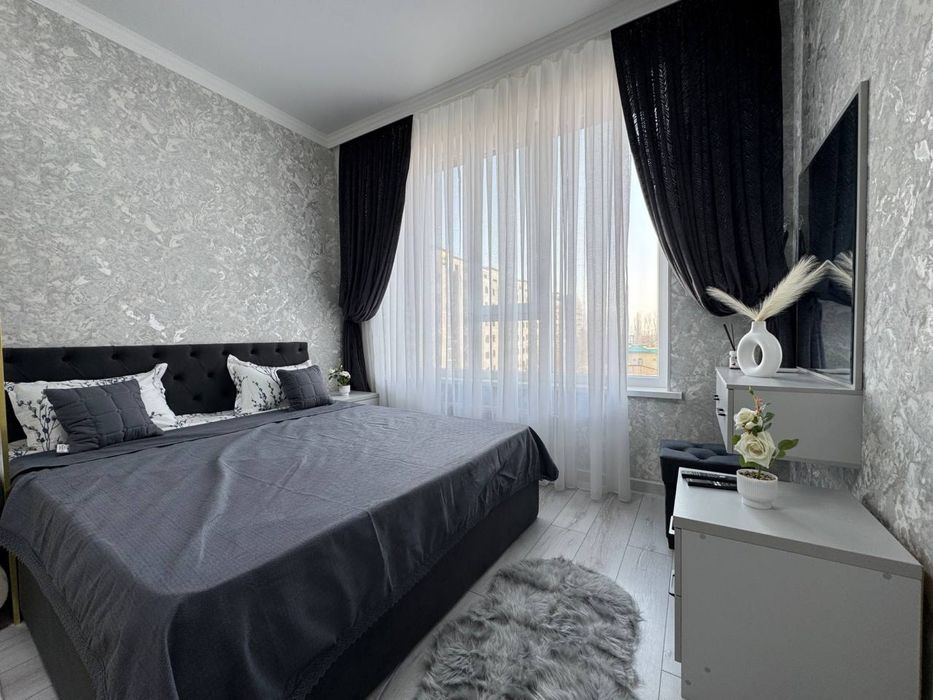 2/4/9 45м2 NRG QORASUV / мебель техника / вид во двор