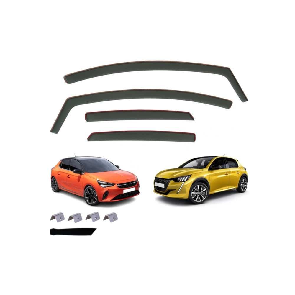 Комплект от 4бр. ветробрани за Opel Corsa F Peugeot 208 5 врати 2019