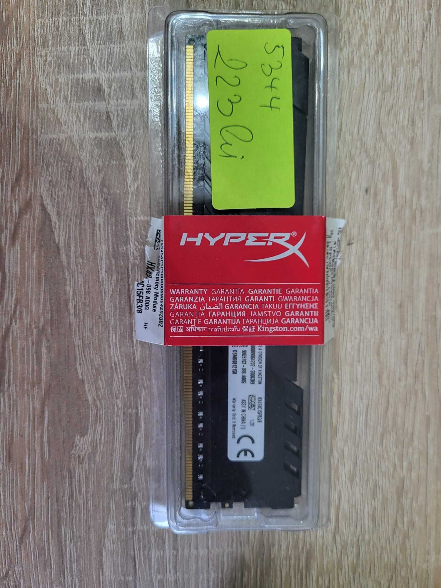 Hyperx memorie RAM DDR4 8GB 2400mhz CL15