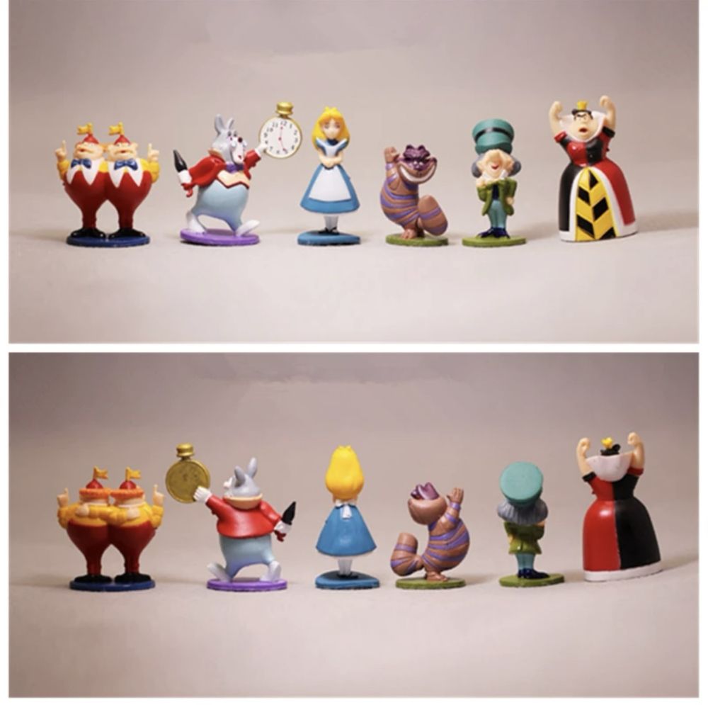 Set cu 6 Figurine Alice In Tara Minunilor NOU