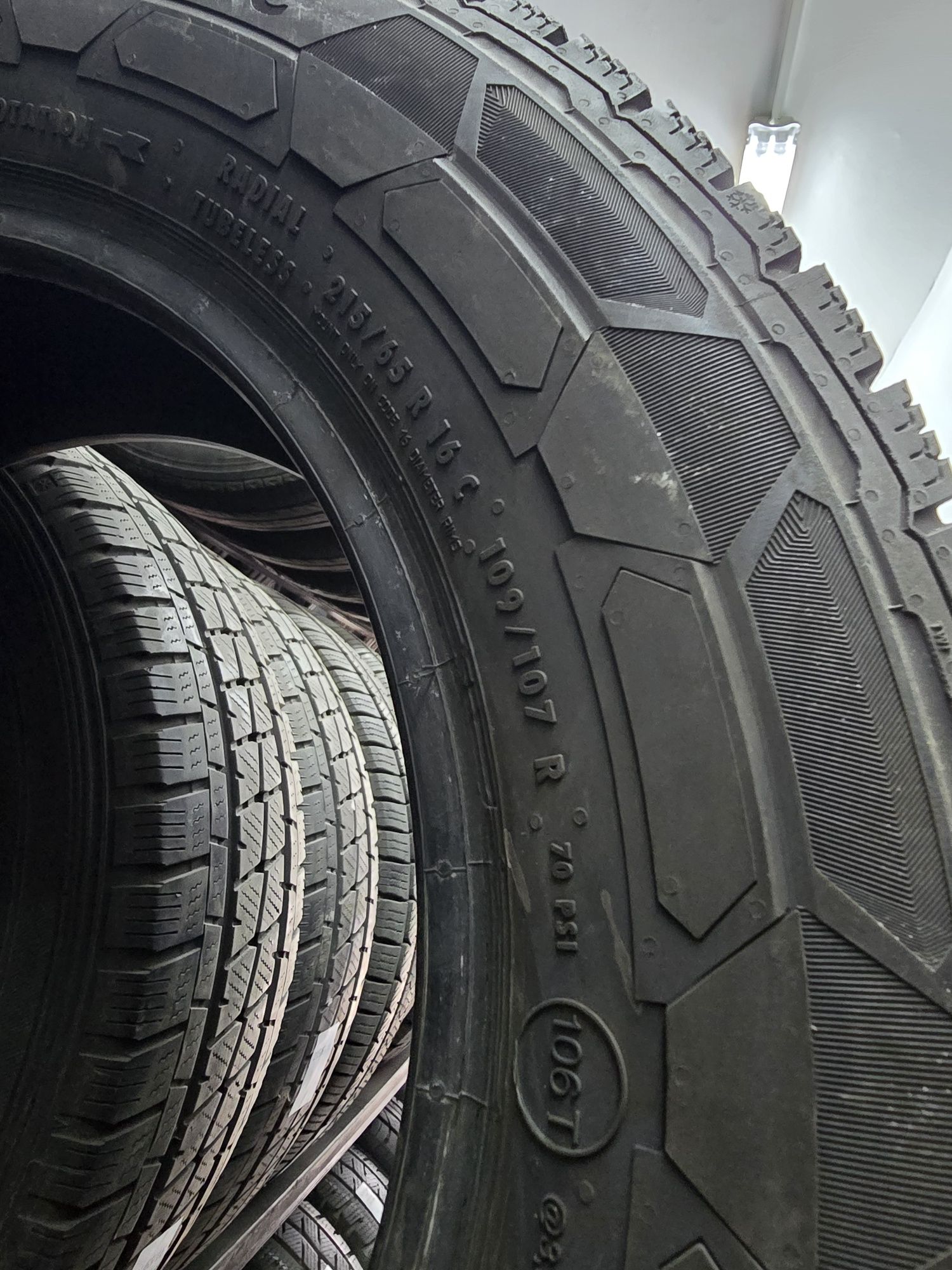 2x 215/65/16C M+S CONTINENTAL 2019 Stare impecabila