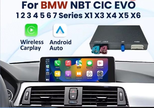 Безжичен CarPlay Android Auto за BMW F Series