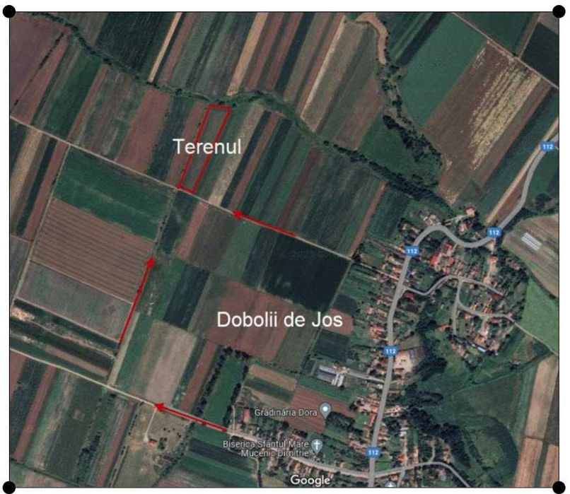Teren agricol de vanzare Dobolii de Jos - Ilieni
