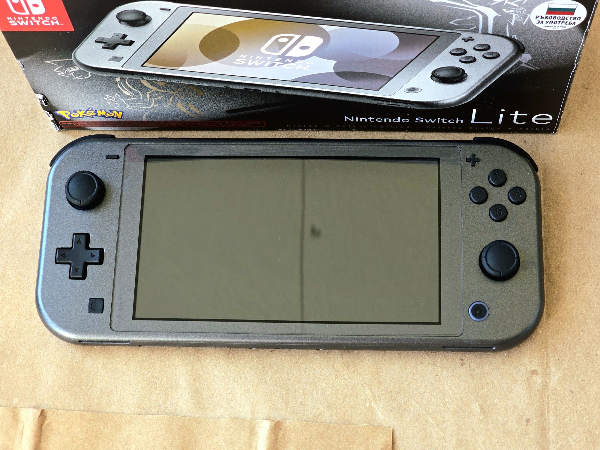 ПЕРФЕКТНА Nintendo Switch Lite Dialgia Palkia Edition