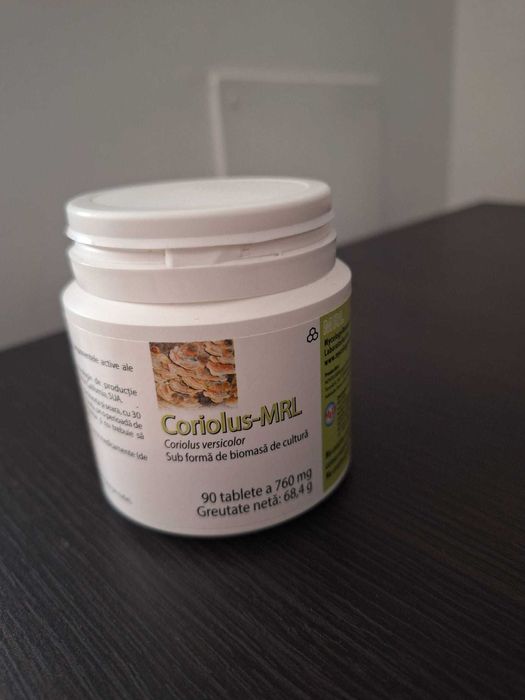 Coriolus MRL, 90 tablete, Mycology Research - fara 4 pastile