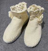 Papuci crosetati handmade noi