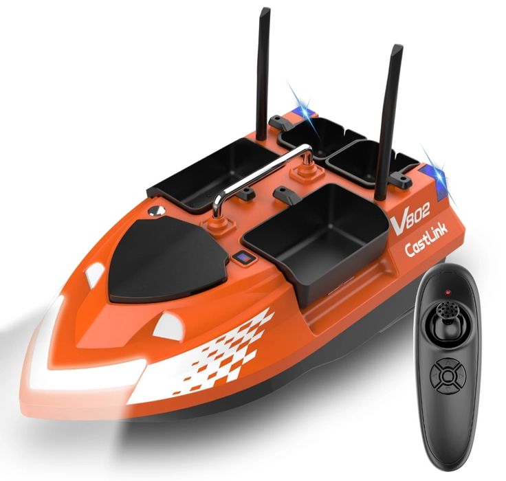 Лодка за захранка Flytec V802 подарък сак за лодка,зарядно 12v,1ч.перк