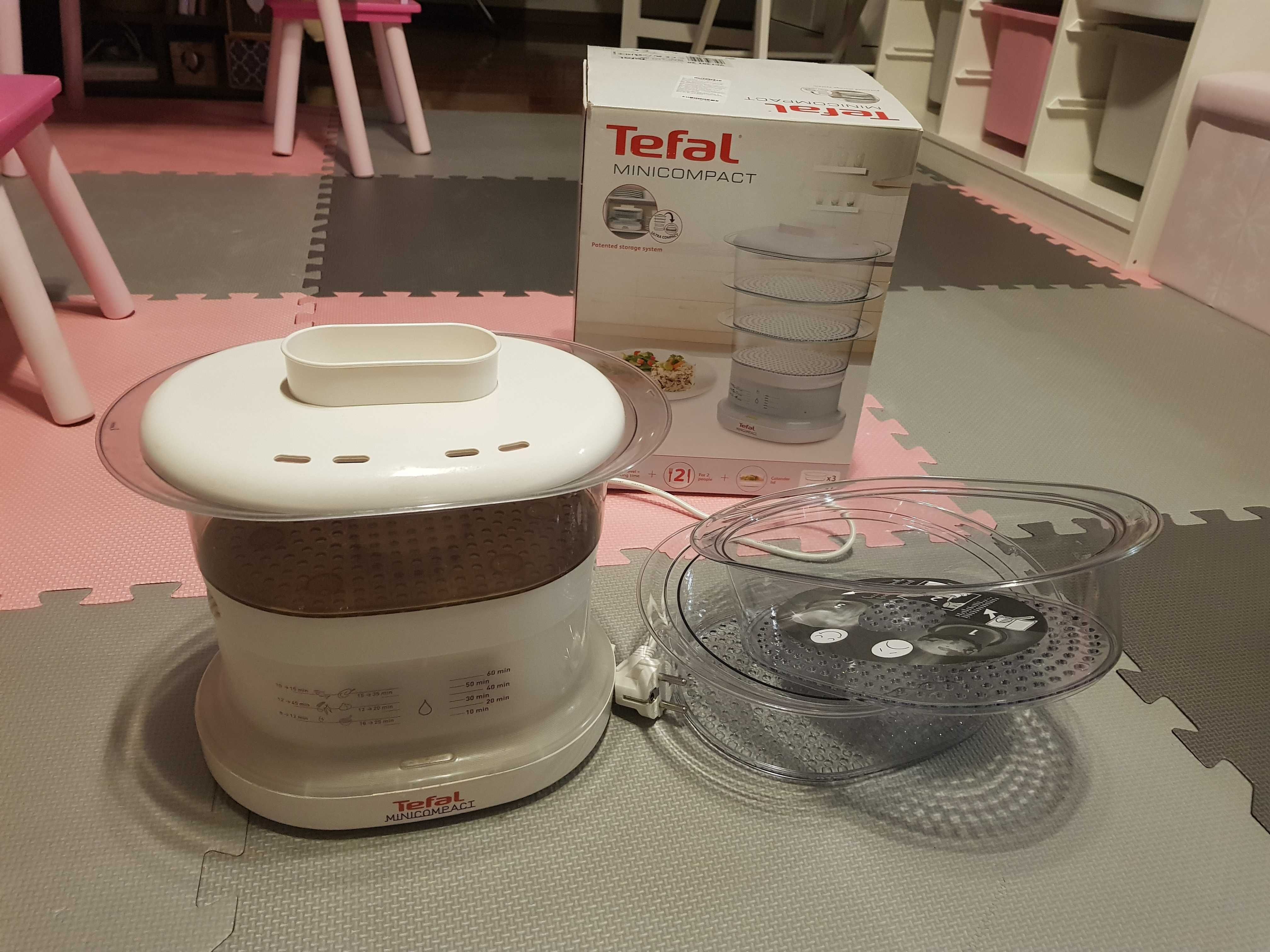 Aparat de gatit cu aburi Tefal Mini Compact  650 W, 6.5 l,alb