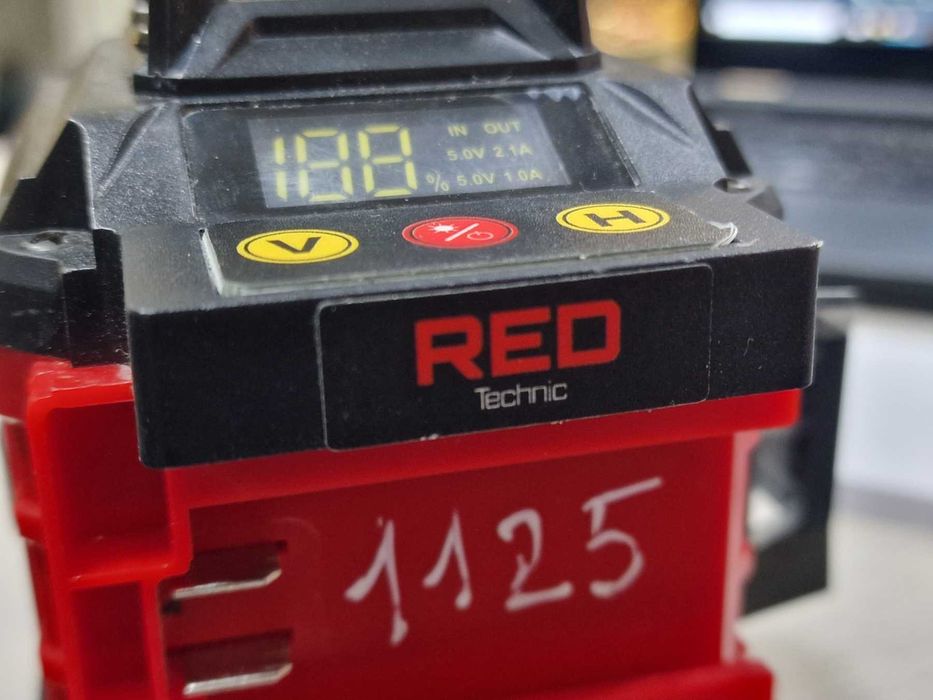 НОВ! 4D Лазерен нивелир RED TECHNIC RTPLK0036 / пълен комплект