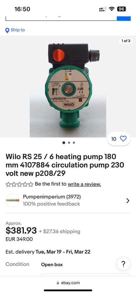 Wilo Star Rs 25/6