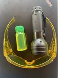Kit Lanterna UV + ochelari depistare pori pierderi freon clima ac auto