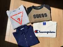 Комплект детски блузи Lacoste GUESS Champion