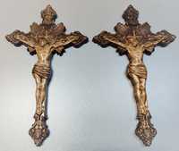 Crucifix , 34 cm , sculptura în lemn de tei