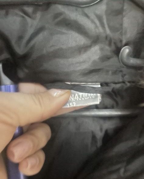 Geaca din puf cu blana naturala