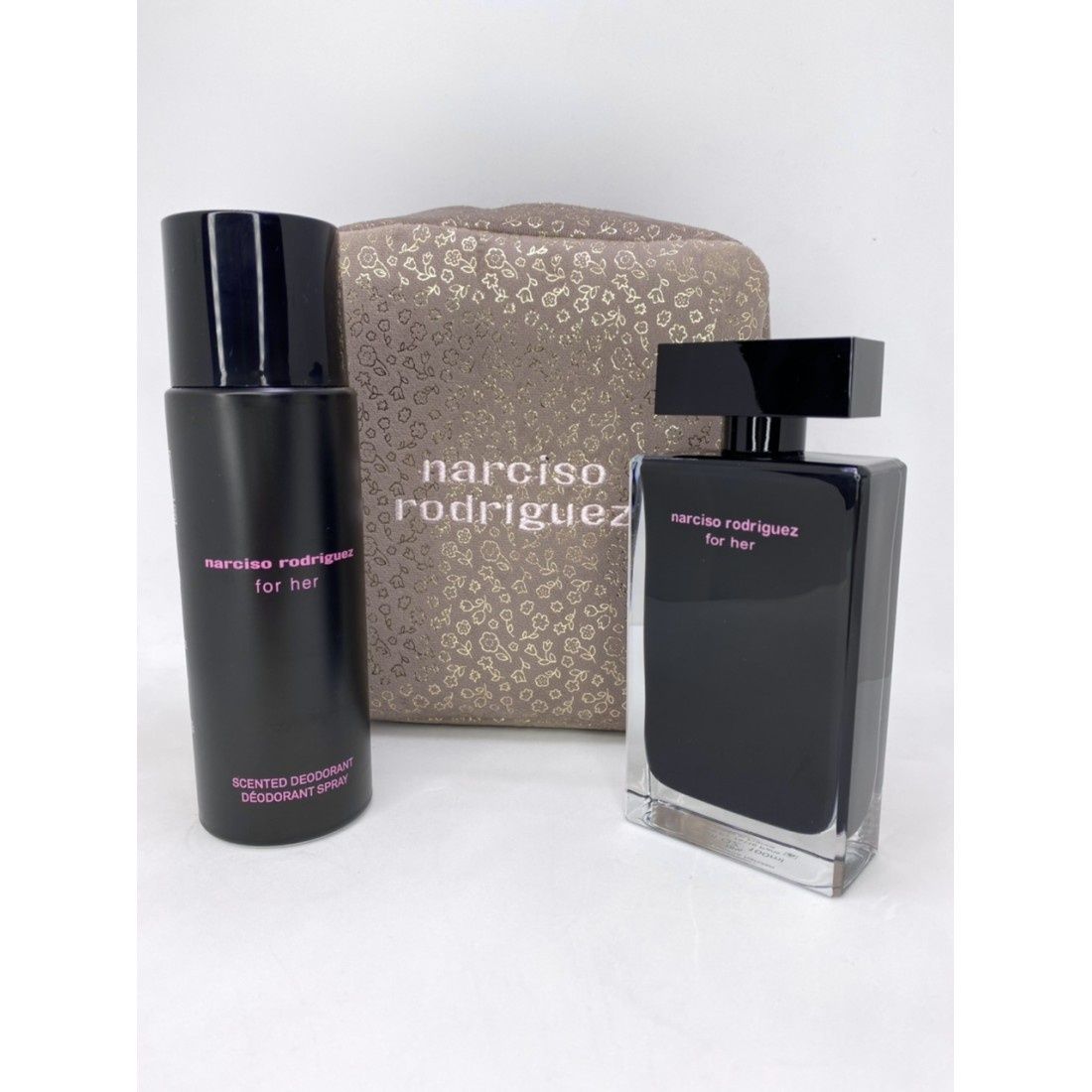 Narciso Rodriguez For Her EDT100мл за Жени + Дезодорант 200мл +Несесер