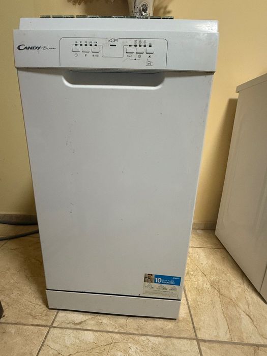 Съдомиялна Candy Brava CDPH 2L949W, 9 комплекта, Клас E, 45 см, Бял