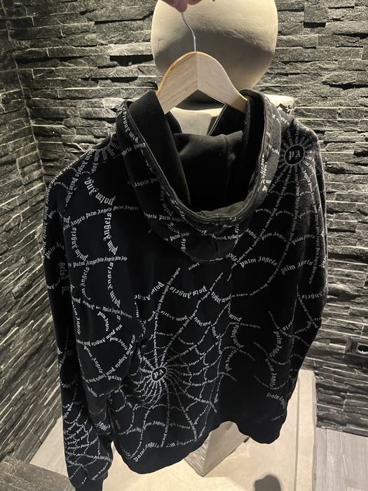 Hanorac Palm Angels Spider-Web | Marimea XL fit L | PREMIUM