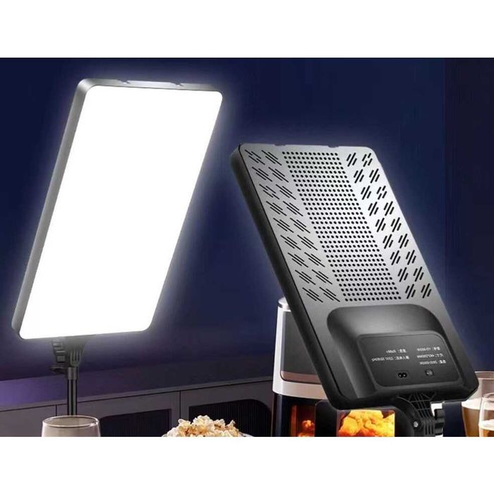 LED Лампа, Професионално фото и видео заснемане, Дистанционно, стойка