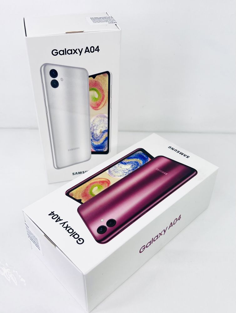 НОВ! Samsung Galaxy A04 32GB 3RAM Copper / White 2г. Гаранция!