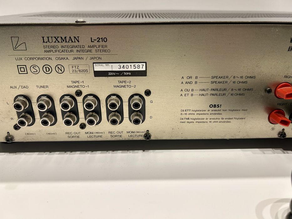 Amplificator Luxman L210 cu defect