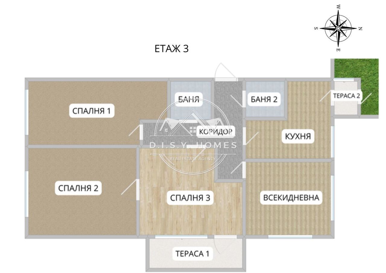Продава се Етаж от къща в Велико Търново, Акация - 145 кв.м за 620 €/кв.м - Снимка #2