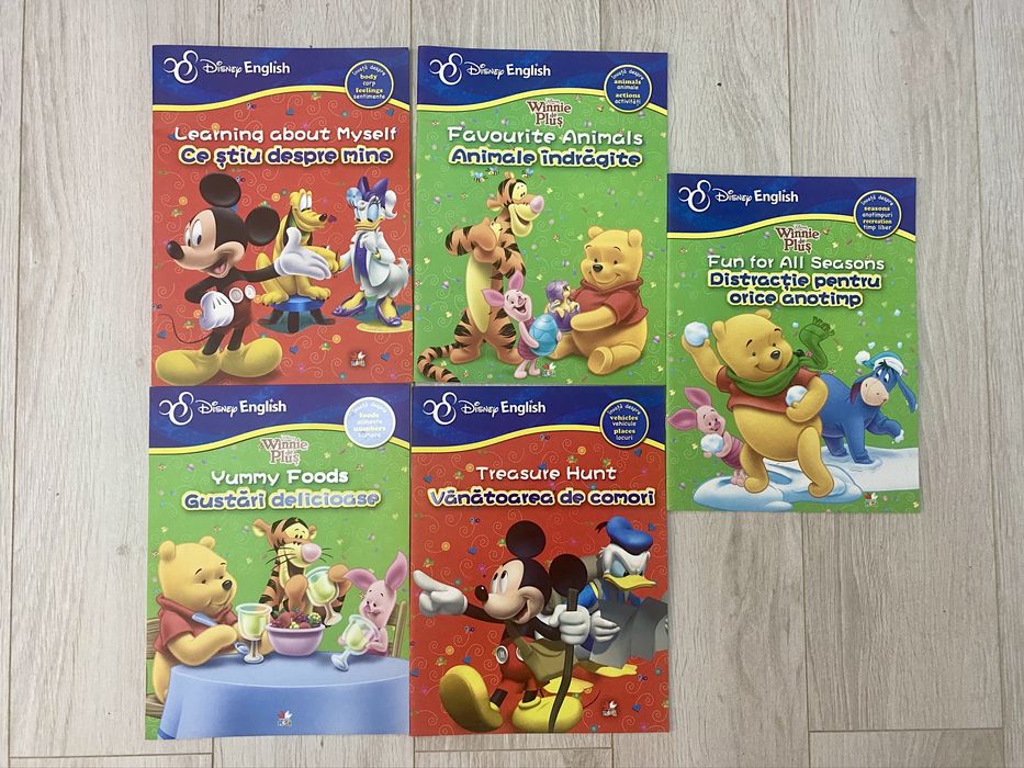 Set 5 carti Disney English -noi
