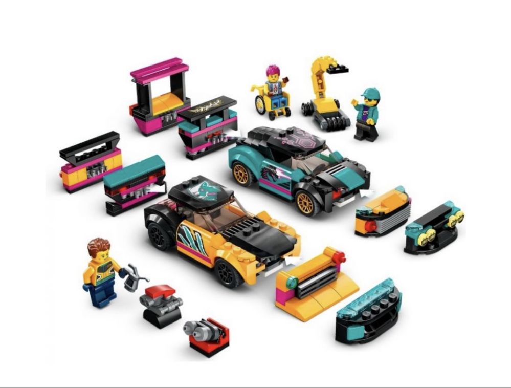 Конструктор LEGO City - Сервиз за тунинговане (60389)